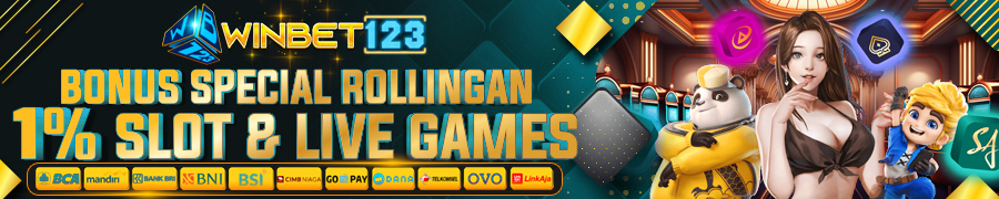 WINBET123 BONUS ROLLINGAN 1% MINGGUAN