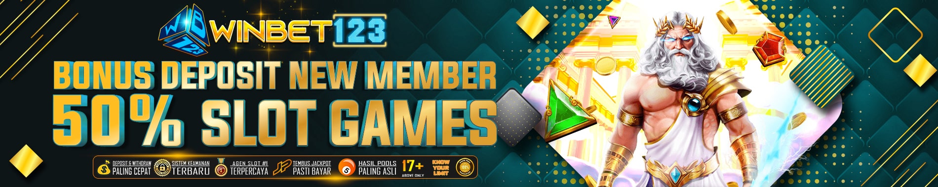 Winbet123 Bonus New Member 50%