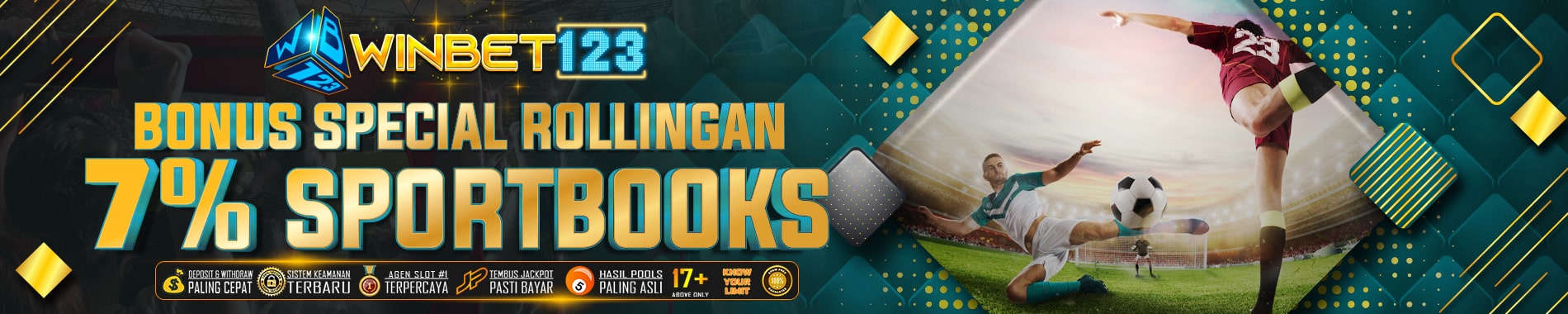 winbet123 Bonus Cashback Bola 7%